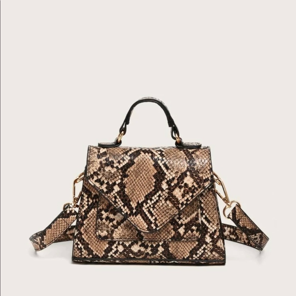 BRAND NEW Snakeskin Satchel Bag